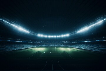 Fototapeta na wymiar Sports Stadium Lighting, Generative AI