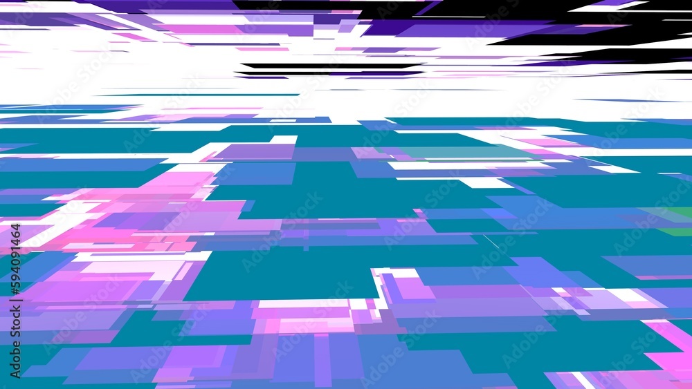 Poster abstract background or screensaver on a pc from colored planes. rendering an image.
