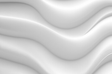 Abstract white background with 3D effect. Post-processed generative AI