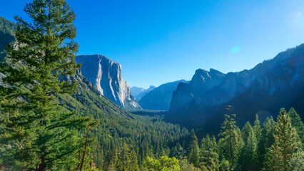 Yosemite National Park in California’s Sierra Nevada mountains, California, USA	 - obrazy, fototapety, plakaty