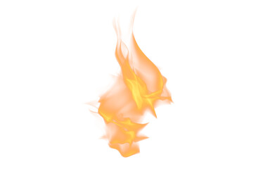 Fire, orange flame and heat on transparent png background inferno or energy. Illustration of danger, flammable and texture design and realistic wildfire graphic detail, glow and earth element