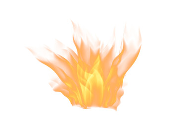PNG, fire and flame isolated on a transparent background for an illustration of a hot, burning blaze of heat. Abstract, creative and flames for digital enhancement, special effects or cgi