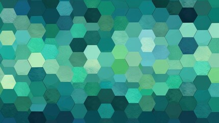 Fototapeta na wymiar Field of hexagonal shapes in different shades