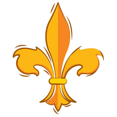 Isolated lys flower symbol icon Vector