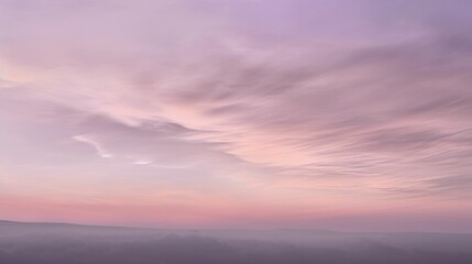 Soft pink sky at midpoint with perseverance