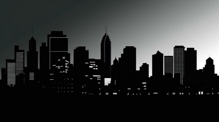 Obraz premium Minimalist monochromatic wallpaper