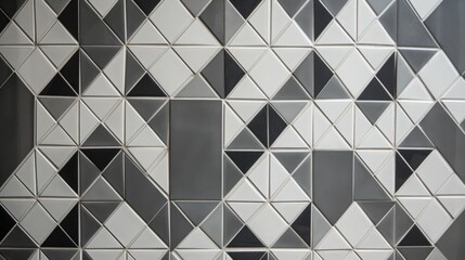 Diamond-shaped grayscale geometric pattern