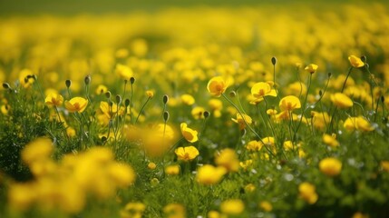 Obraz premium Field of buttercups