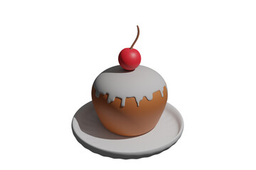 cake with cherry