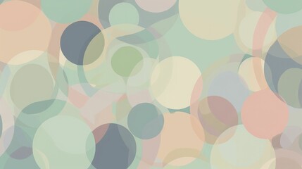 Pastel circle pattern wallpaper