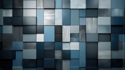 Sleek blue and grey design