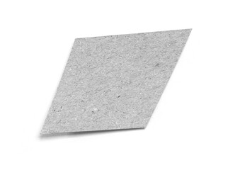 torn paper on white background with copy space for text
