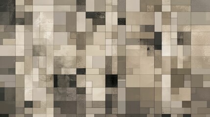 Muted Symmetry wallpaper in shades of gray and beige