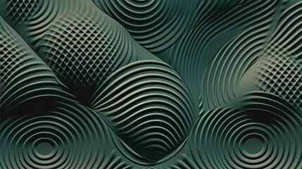 Fototapeta premium Three-dimensional textured circle with layers