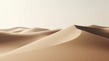 Minimalistic desert sands with neutral colors