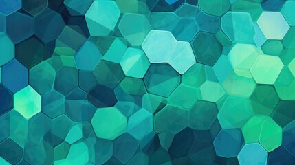 Abstract wallpaper of blue hexagonal shapes