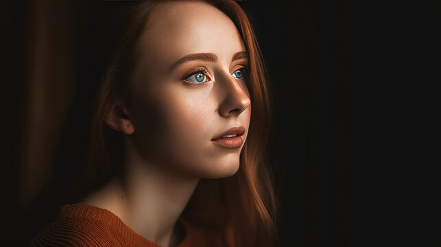 Portrait photography with warm natural tones