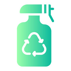 spray bottle gradient icon