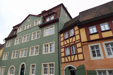 Fototapeta na wymiar Altstadt Rothenburg ob der Tauber, Bayern