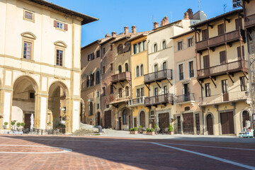 Fototapeta na wymiar Em Arezzo na Toscana
