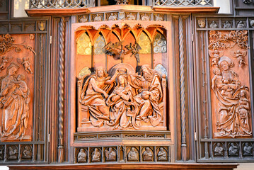 Maria-Krönungs-Altar in der Stadtkirche St. Jakob (Rothenburg ob der Tauber)