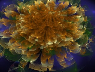 Imaginatory fractal abstract background Image