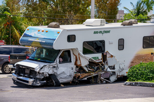 Cruiseamerica rent rv totaled from a crash collision
