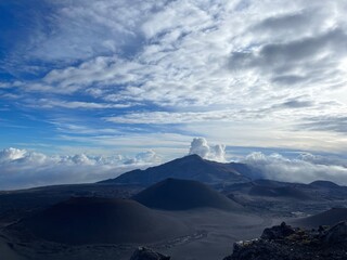 volcanic craters of Haleakala, Hawaii