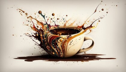 Coffee Art Generative AI