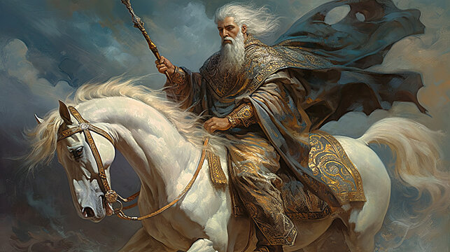 King Solomon of Israel Heading for Battle