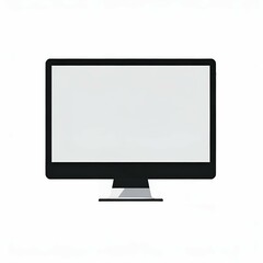 Fototapeta premium desktop pc with blank screen