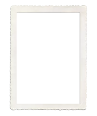 Fotobehang Retro vintage photo frame isolated  © Aaron