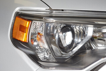 Close up of a Car Headlight
