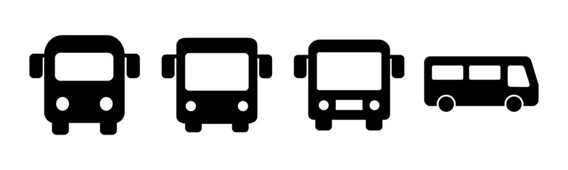 Bus icon vector illustration. bus sign and symbol. transport symbol