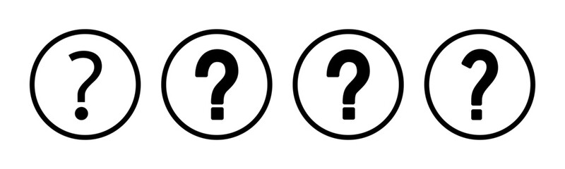 Question icon vector illustration. question mark sign and symbol