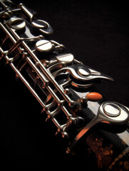 Obraz premium close up of a clarinet