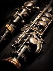 Fototapeta premium close up of a clarinet