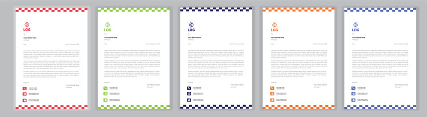 New Corporate And Creative Professional Business Elegant,Modern letterhead template design in minimalist style a4