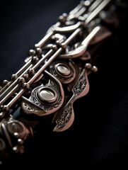 Obraz premium close up of an oboe instrument