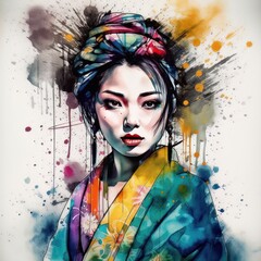 Geisha. Generative AI