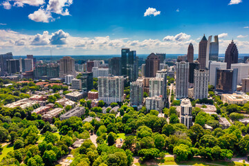Atlanta, Ga Skyline during the day