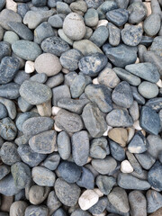 Natural Polished Pebble or Gravels Background