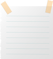 Sticky note vector, Memo Vector 