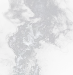 Cercles muraux Fumée White, smoke with fog and misty isolated on png or transparent background with gas design and mist. Vapor, smoky and incense burning with steam, smog and cloudy, spray or powder with texture