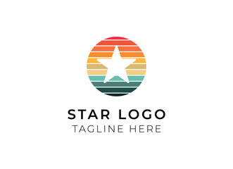 Star icon and logo design