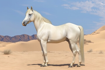 Obraz na płótnie Canvas Solitude of the Desert Horse