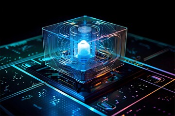 Organic sound wave Quantum computer