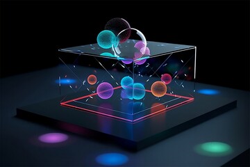 Virtual glass bubbles