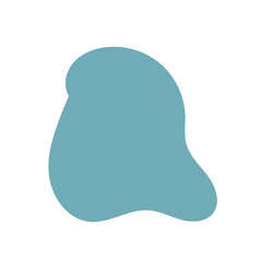 Blue Green Blob Abstract Shapes Vector