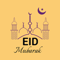 Muslim feast of the holy month of Ramadan Kareem or Eid Mubarak